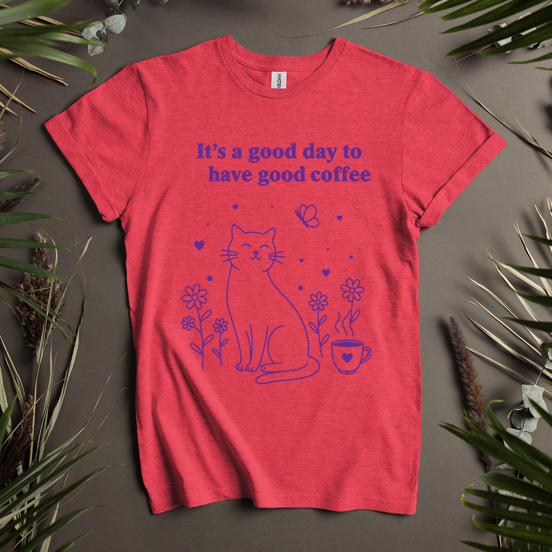 It's A Good Day To Have Good Coffee Cat Unisex T-Shirt