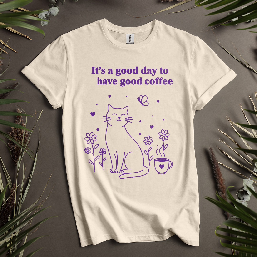 It's A Good Day To Have Good Coffee Cat Unisex T-Shirt