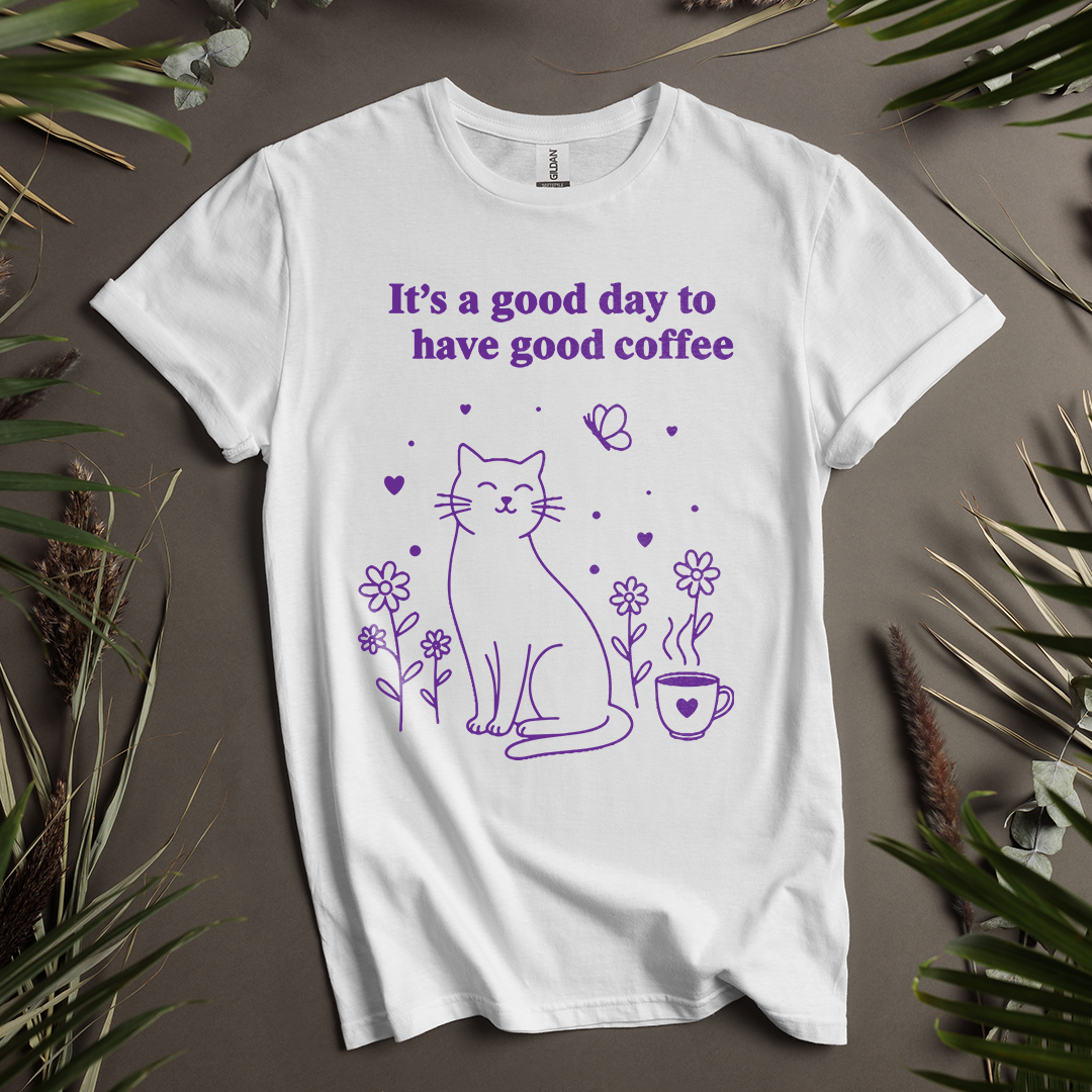 It's A Good Day To Have Good Coffee Cat Unisex T-Shirt