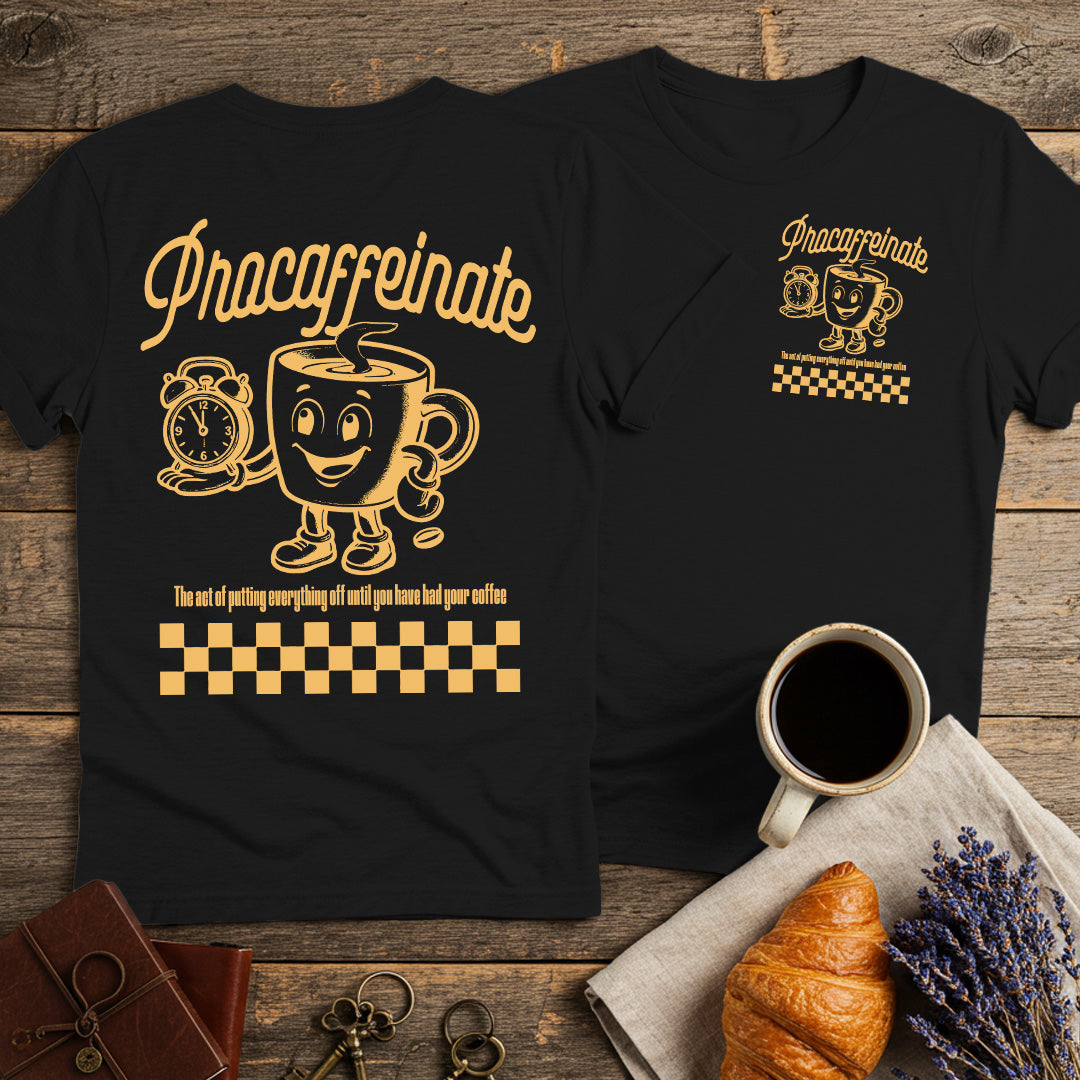 Procaffeinate Unisex T-Shirt (Double-Sided)