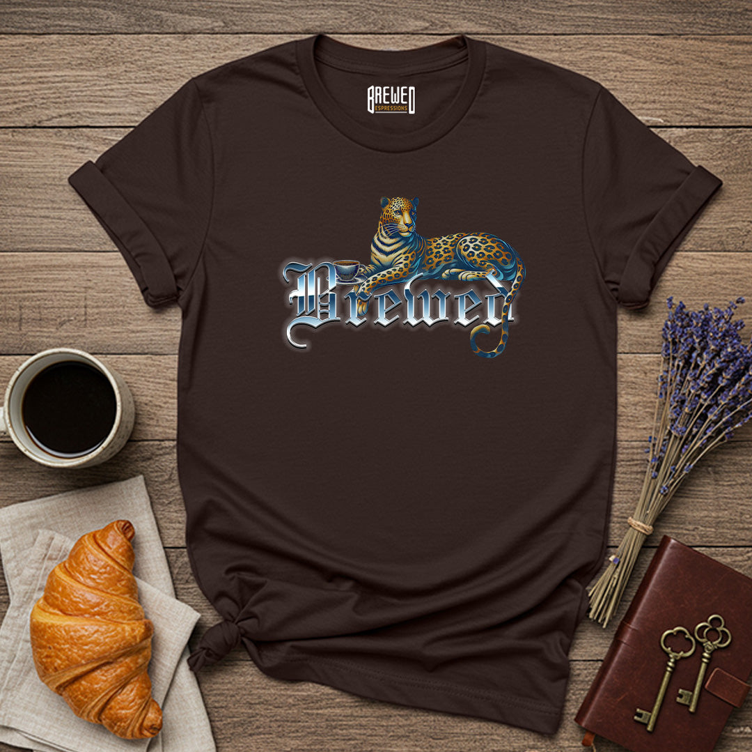 Old English Brewed Leopard Unisex T-Shirt