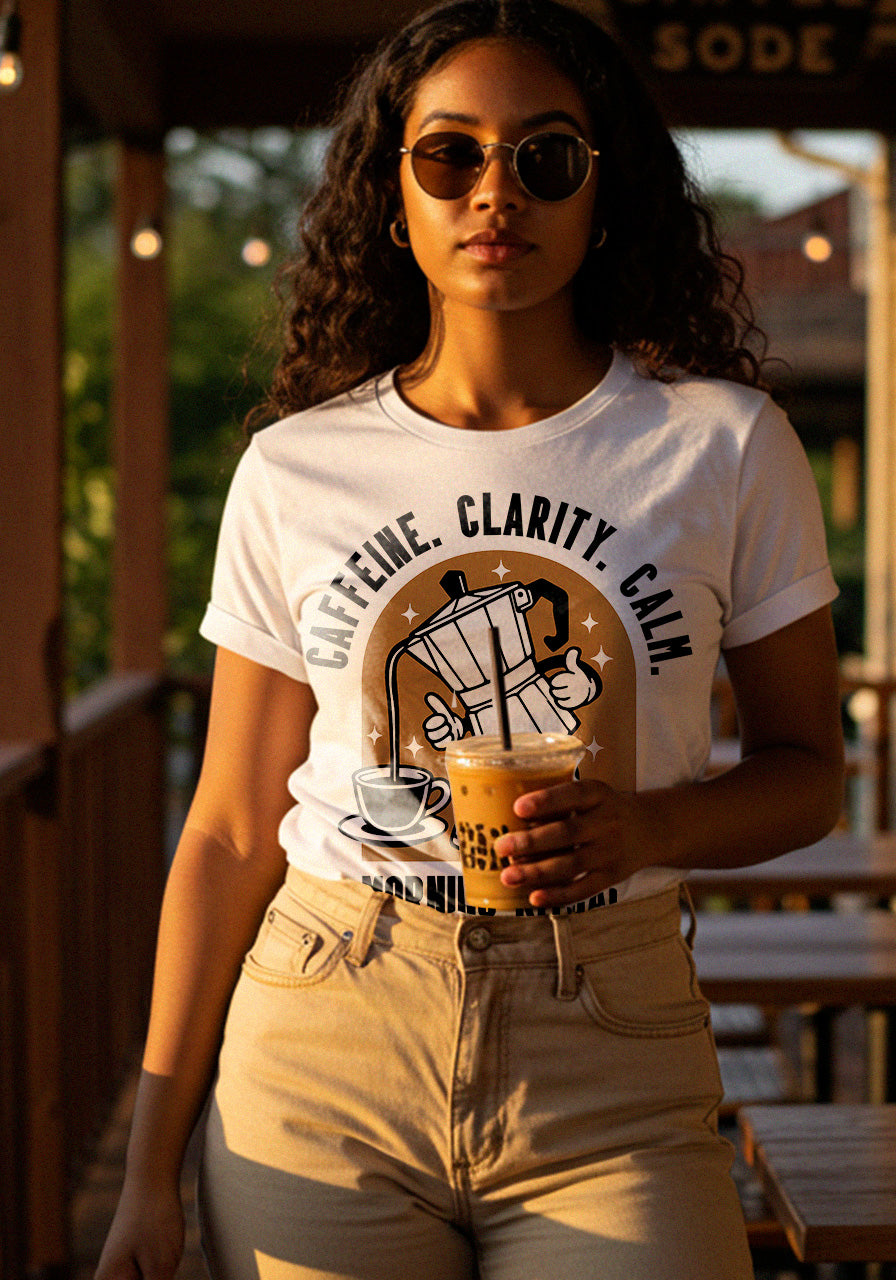 Caffeine Clarity Calm Unisex T-Shirt