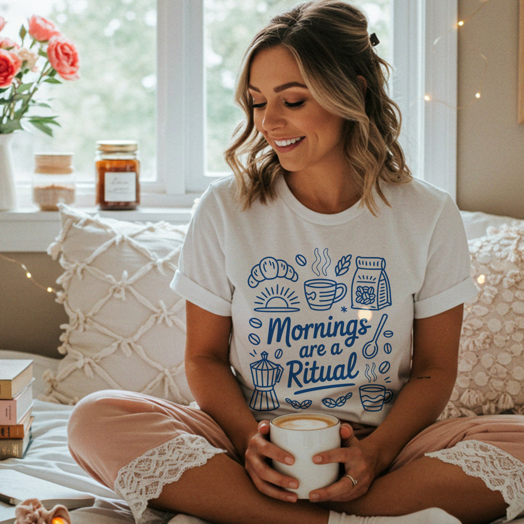 Mornings Are a Ritual – Unisex T-Shirt