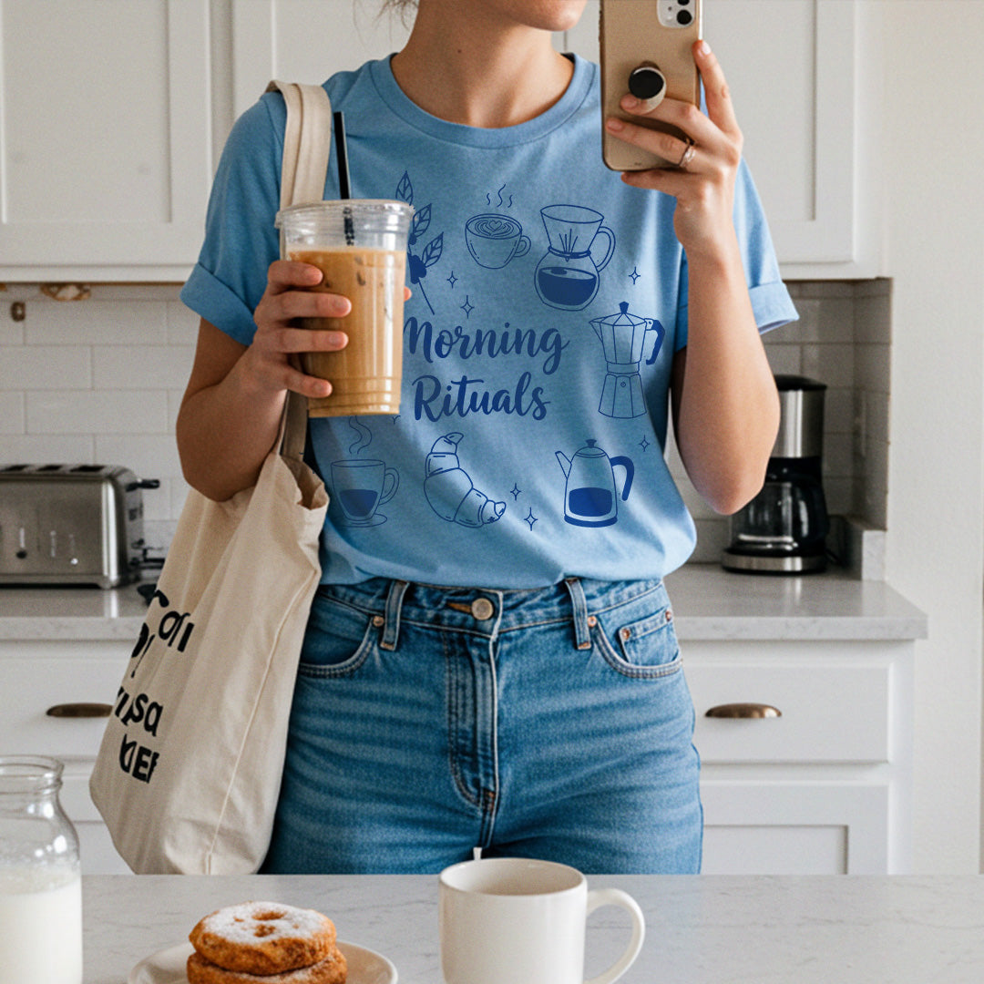Morning Rituals Coffee Tee – Unisex T-Shirt