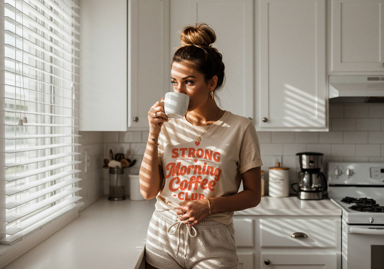 Strong Morning Coffee Club Unisex T-Shirt