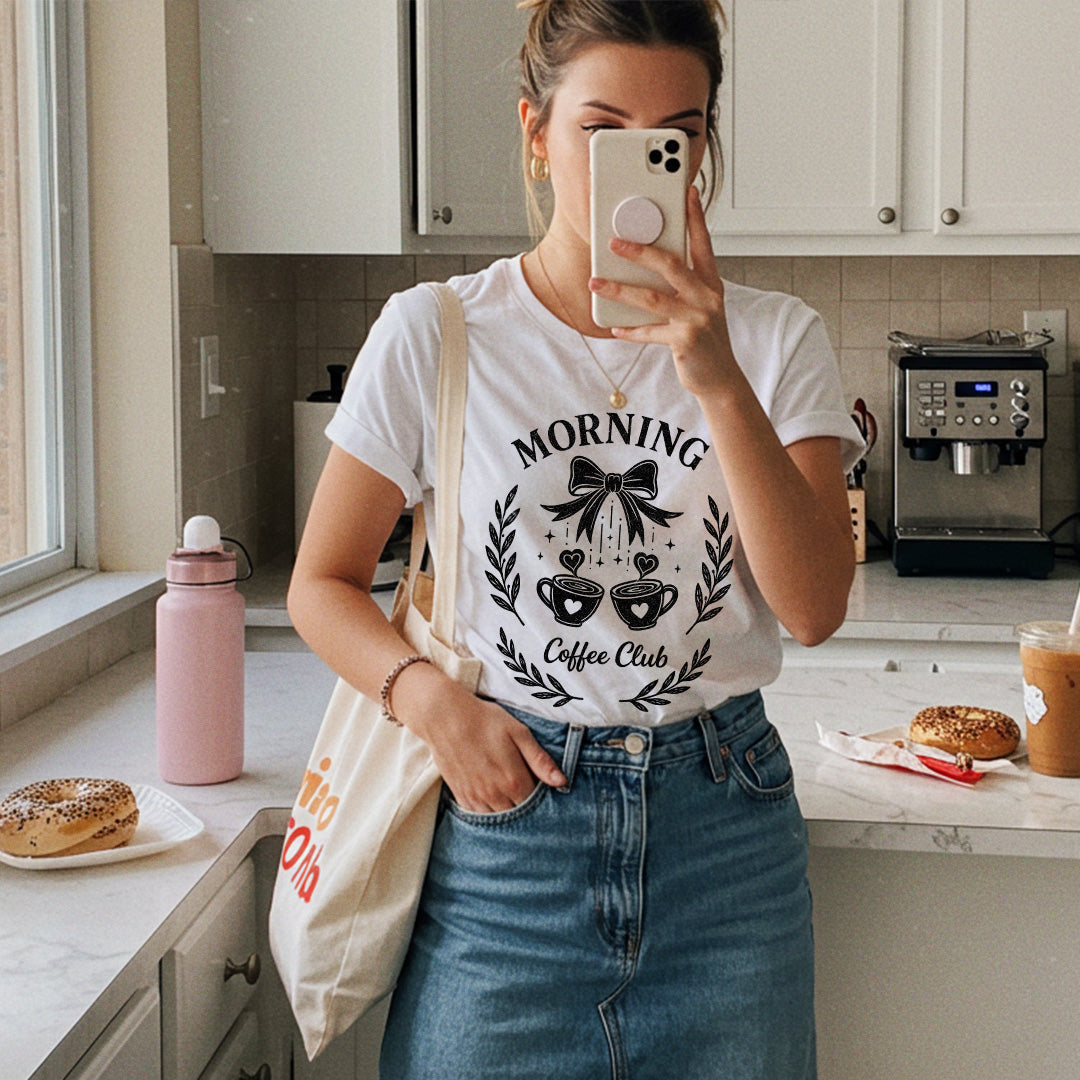 Morning Coffee Club Unisex T-Shirt