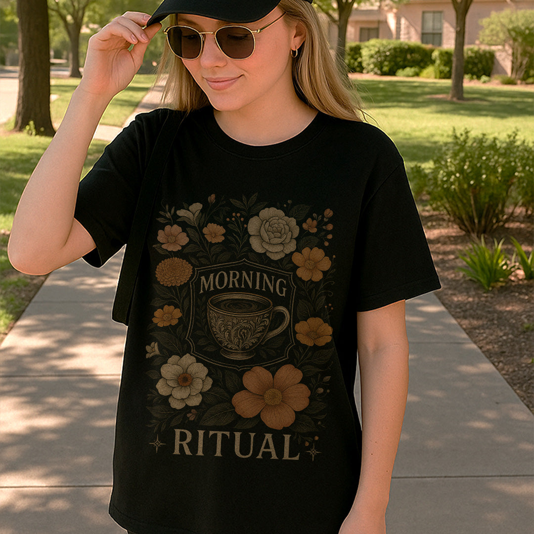 Botanical Morning Ritual – Unisex T-Shirt