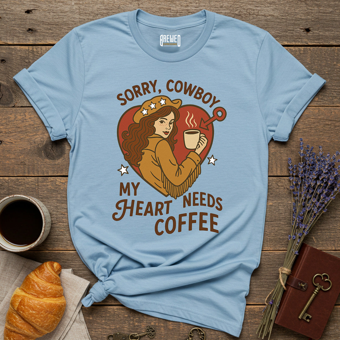 My Heart Needs Coffee Unisex T-Shirt