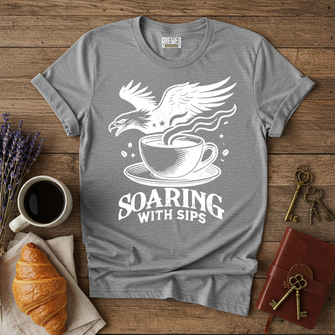 Soaring with Sips Unisex T-Shirt