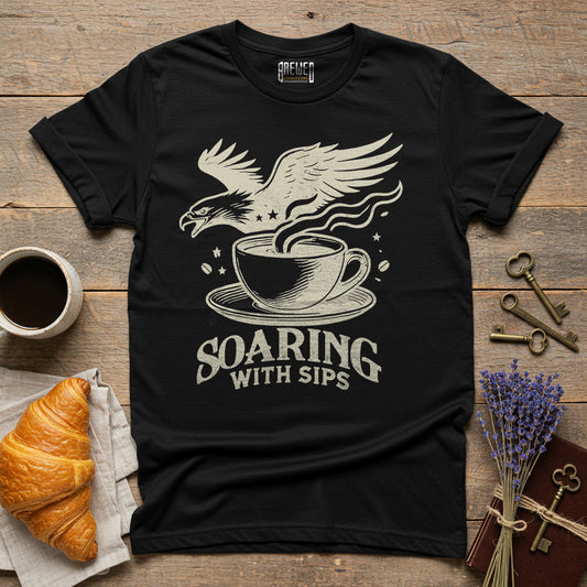 Soaring with Sips Unisex T-Shirt