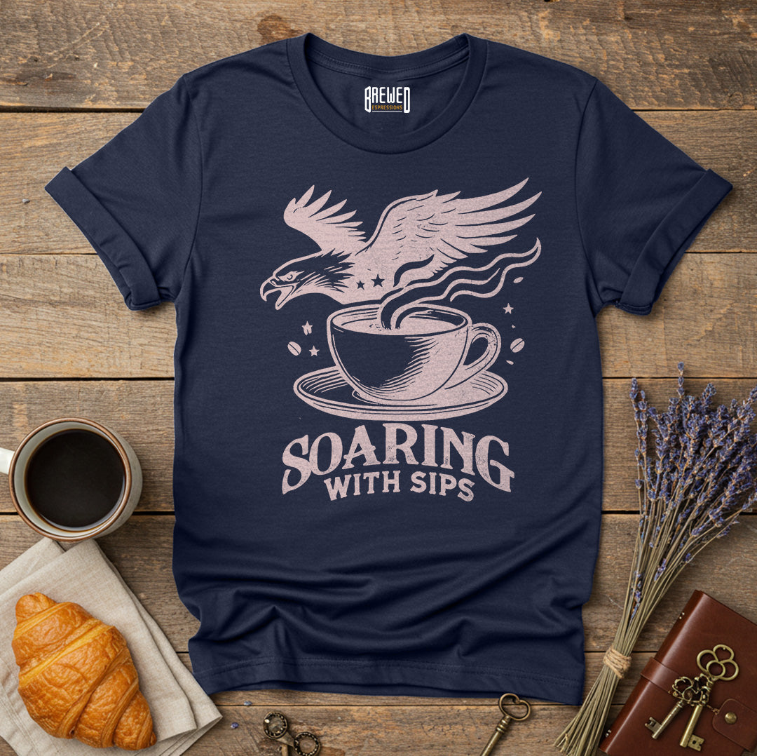 Soaring with Sips Unisex T-Shirt