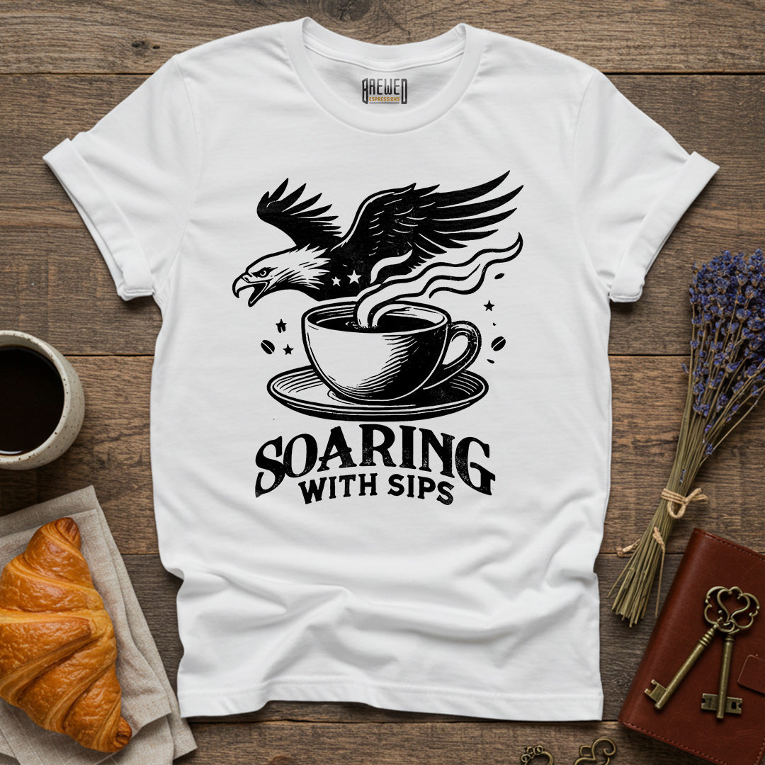 Soaring with Sips Unisex T-Shirt