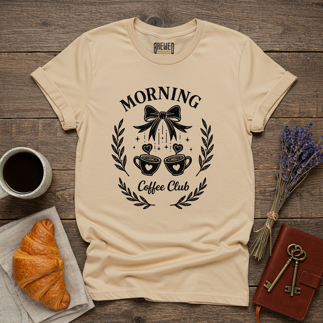 Morning Coffee Club Unisex T-Shirt