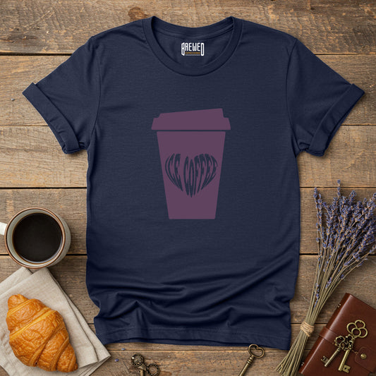 Coffee Cup Heart Unisex T-Shirt