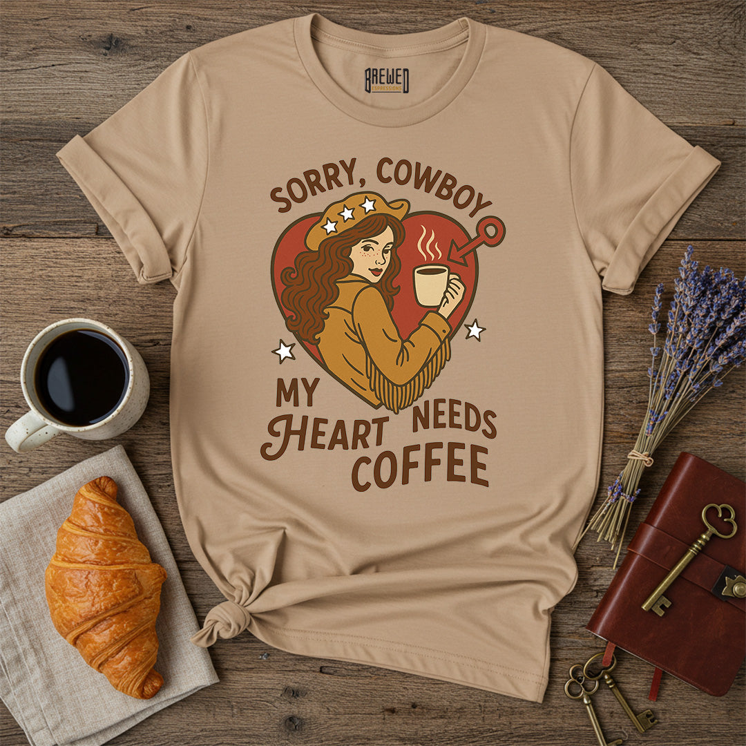 My Heart Needs Coffee Unisex T-Shirt