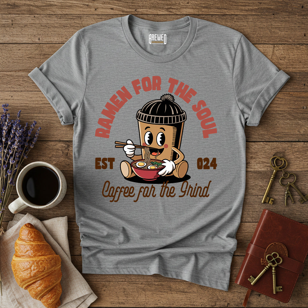 Ramen For the Soul, Coffee For the Grind Unisex T-Shirt