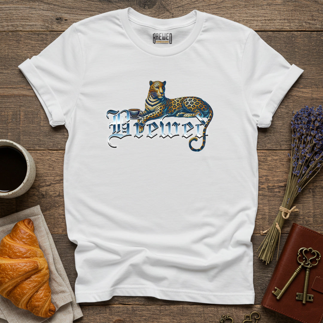 Old English Brewed Leopard Unisex T-Shirt