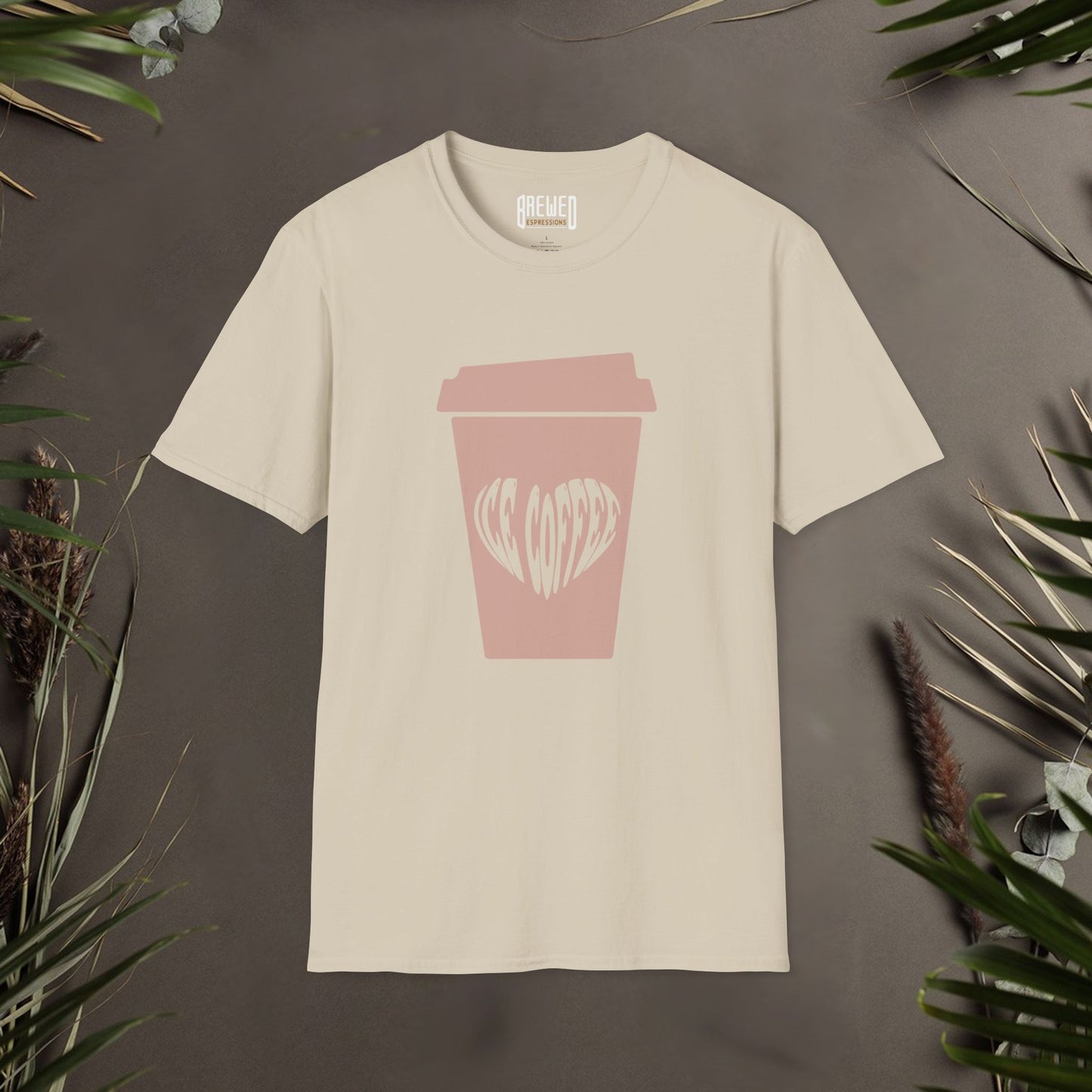 Coffee Cup Heart Unisex T-Shirt