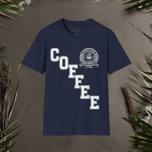 Coffee University Unisex Softstyle T-Shirt