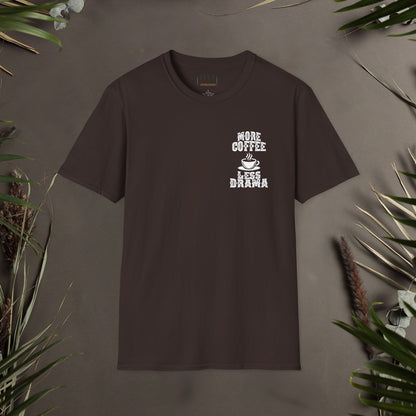 More Coffee Less Drama Unisex T-Shirt