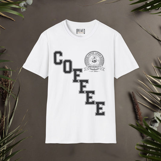 Coffee University Unisex Softstyle T-Shirt