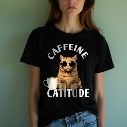 Caffeine Catitude Unisex T-Shirt