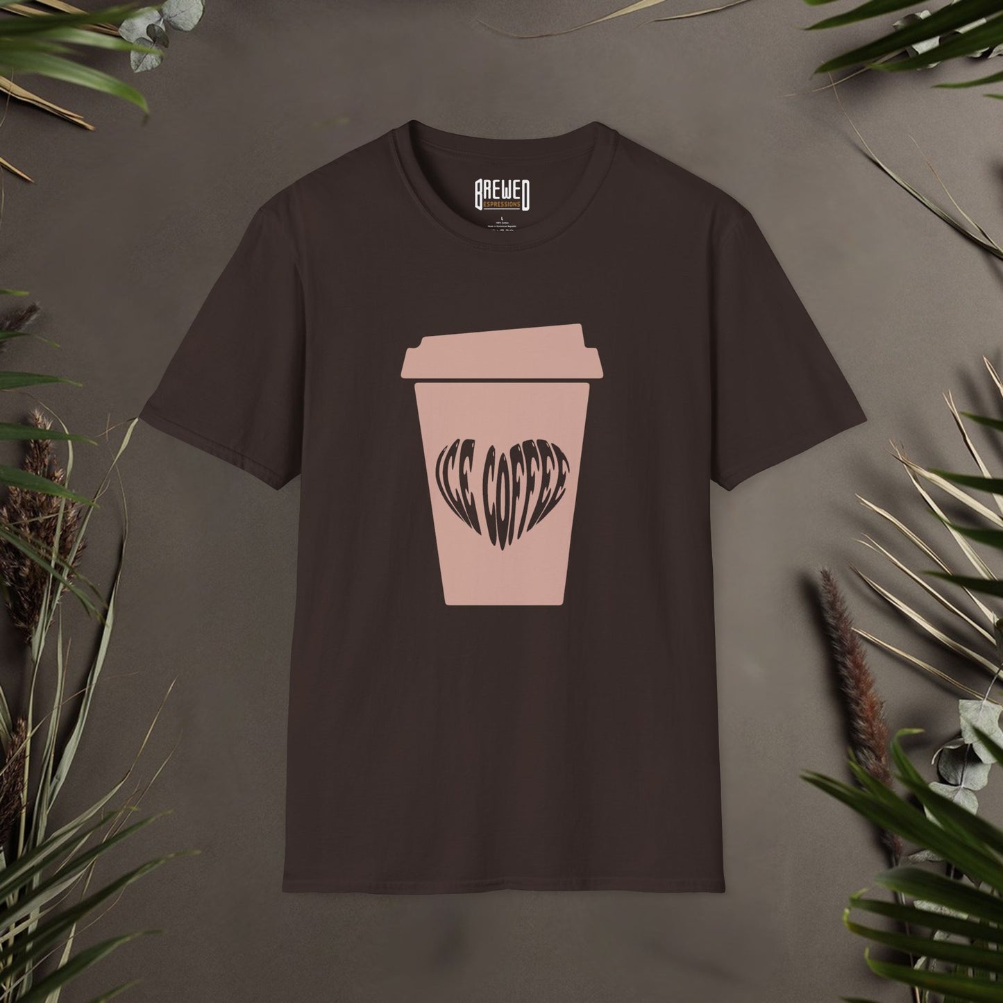 Coffee Cup Heart Unisex T-Shirt