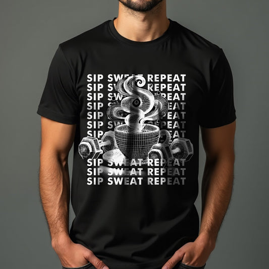 Sip, Sweat, Repeat Unisex T-Shirt