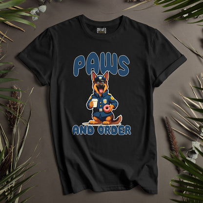 Paws and Order German Shepherd Unisex T-Shirt