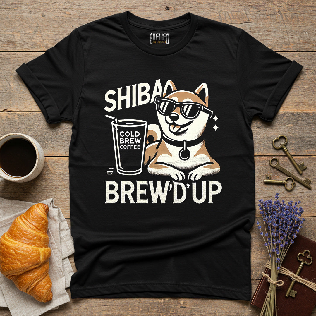 Shiba Brew'd Up Unisex T-Shirt