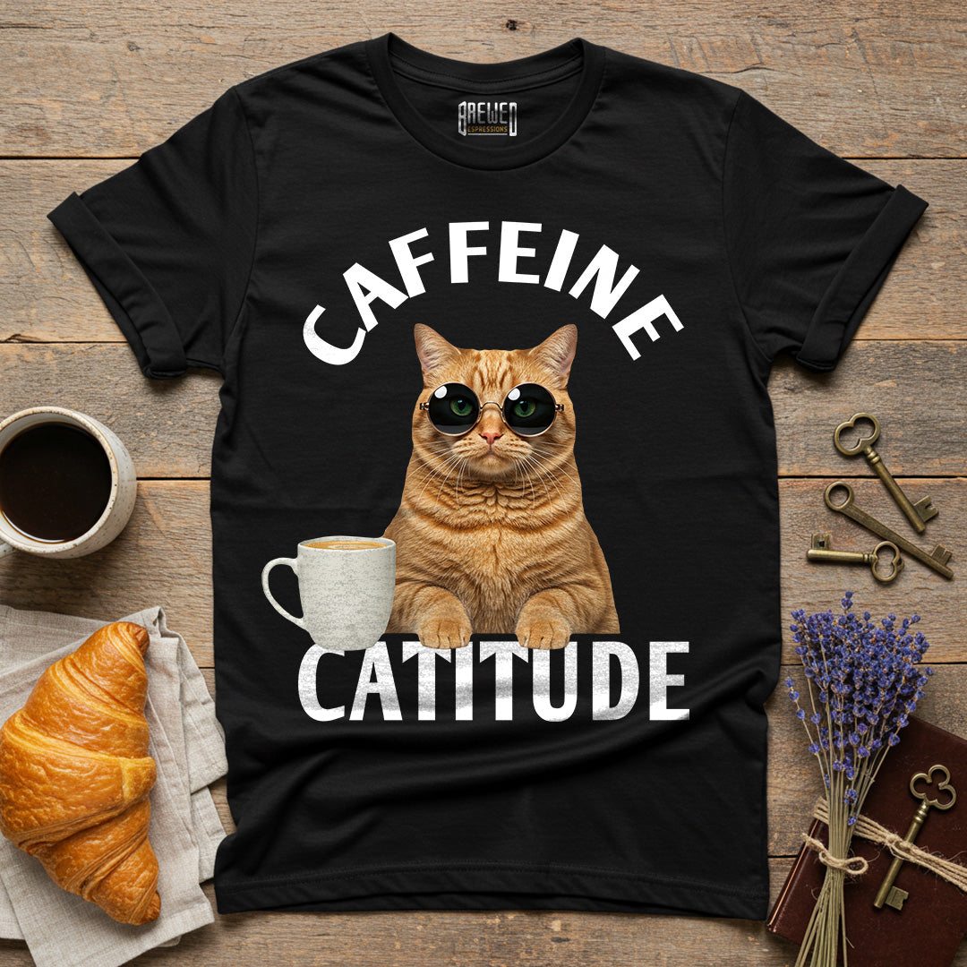 Caffeine Catitude Unisex T-Shirt