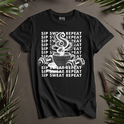 Sip, Sweat, Repeat Unisex T-Shirt