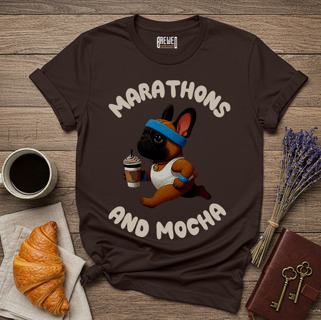 Marathons and Mocha Unisex T-Shirt