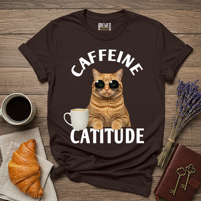 Caffeine Catitude Unisex T-Shirt