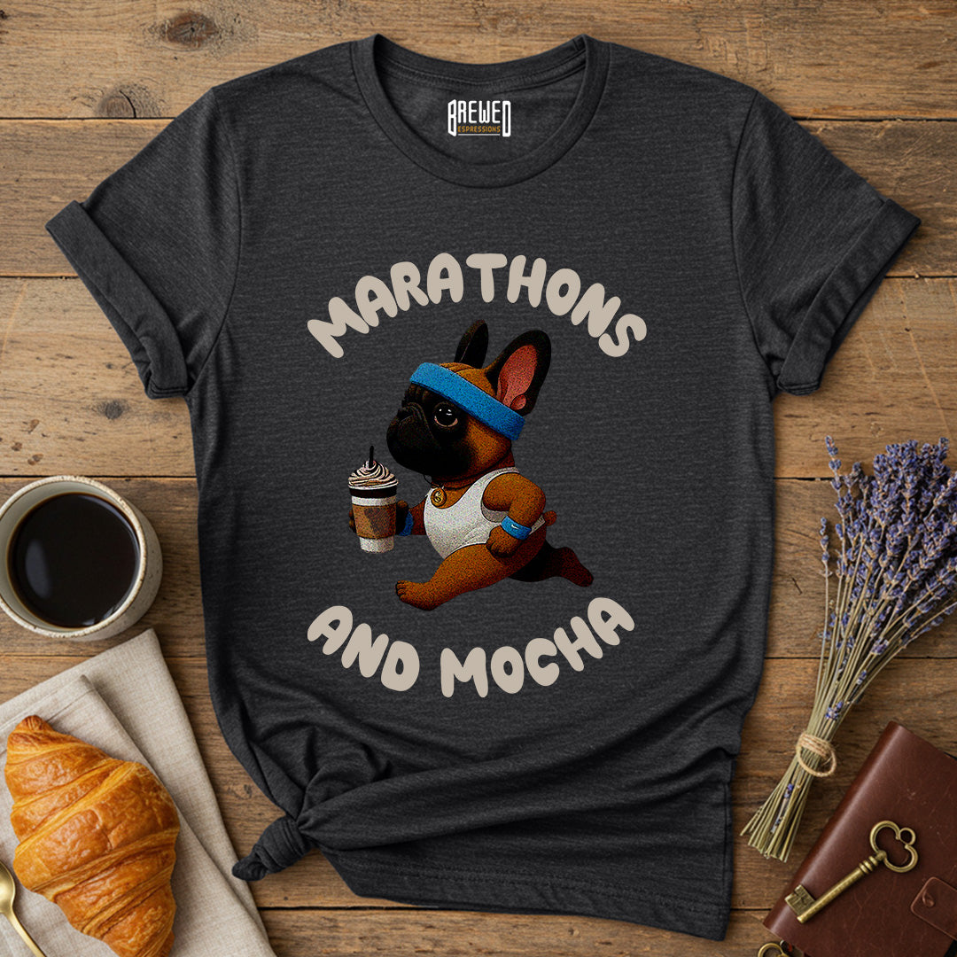 Marathons and Mocha Unisex T-Shirt