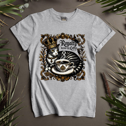 Royalty Runs on Coffee Unisex T-Shirt