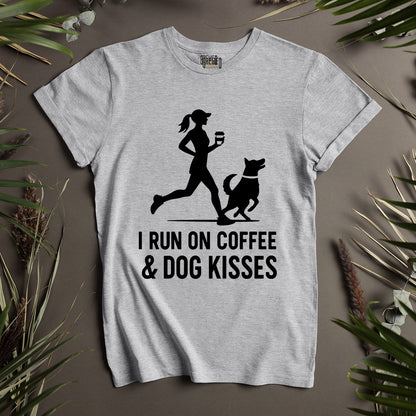 I Run on Coffee and Dog Kisses Unisex T-Shirt