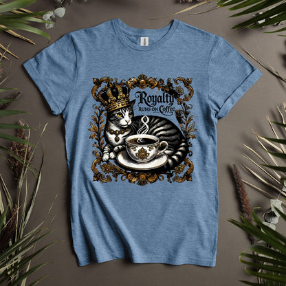 Royalty Runs on Coffee Unisex T-Shirt