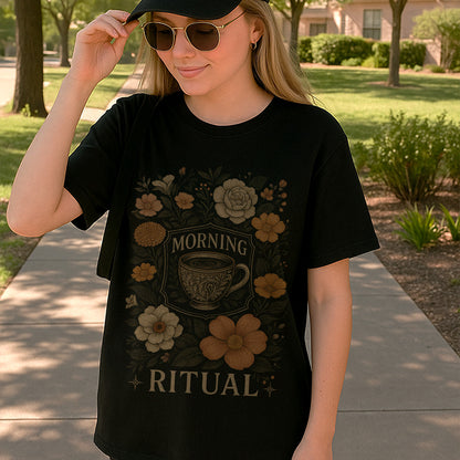Botanical Morning Ritual – Unisex T-Shirt