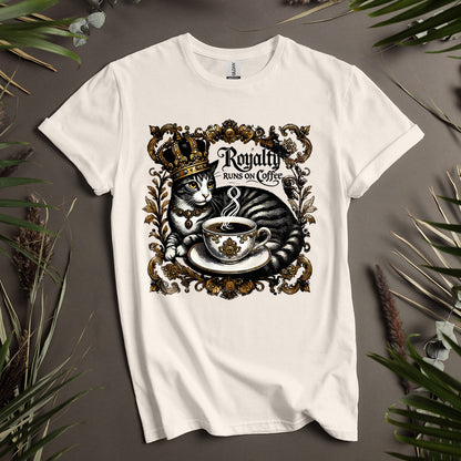 Royalty Runs on Coffee Unisex T-Shirt