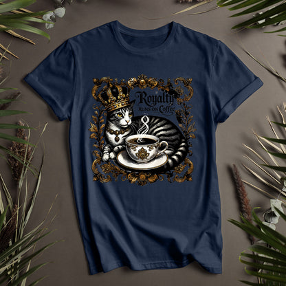 Royalty Runs on Coffee Unisex T-Shirt