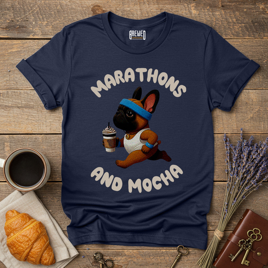 Marathons and Mocha Unisex T-Shirt