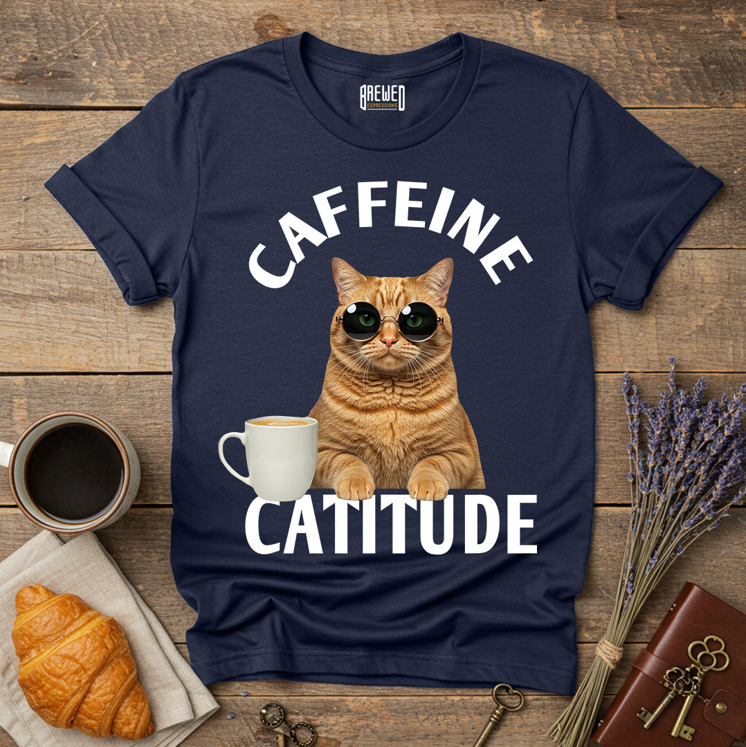 Caffeine Catitude Unisex T-Shirt