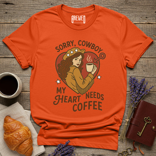 My Heart Needs Coffee Unisex T-Shirt