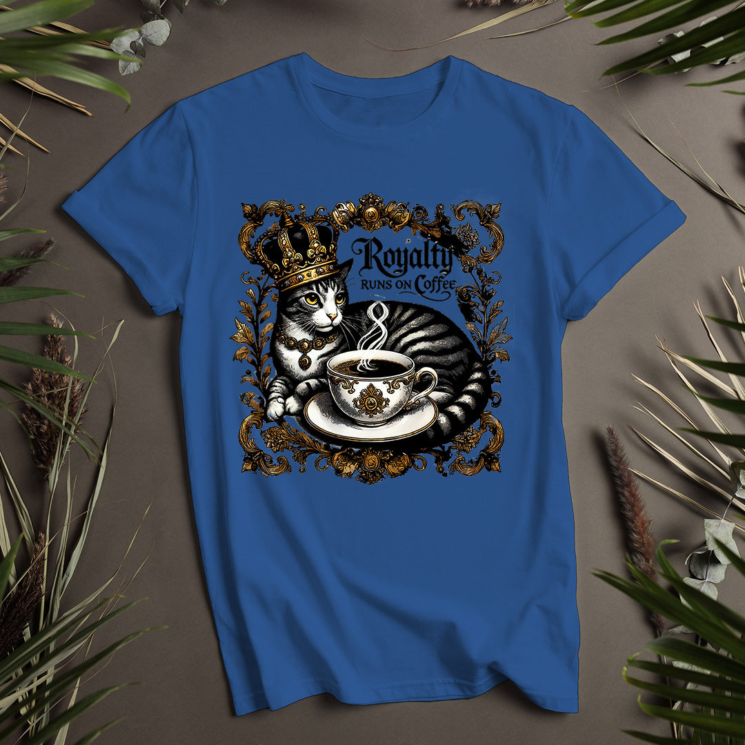 Royalty Runs on Coffee Unisex T-Shirt