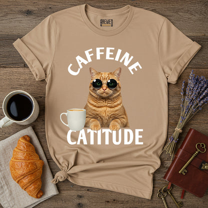 Caffeine Catitude Unisex T-Shirt