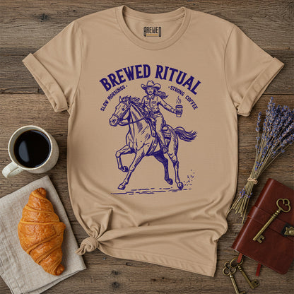 Brewed Ritual Cowgirl Unisex T-Shirt