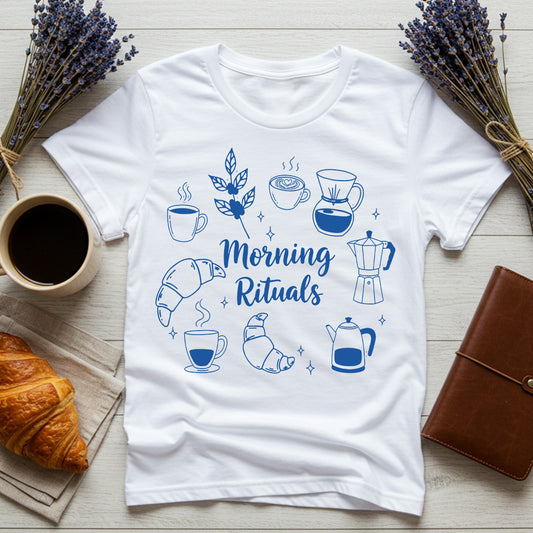 Morning Rituals Coffee Tee – Unisex T-Shirt