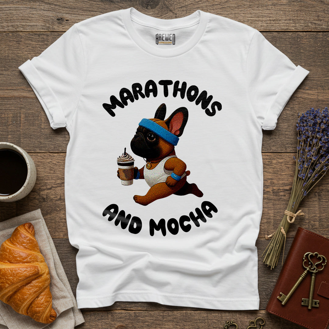 Marathons and Mocha Unisex T-Shirt