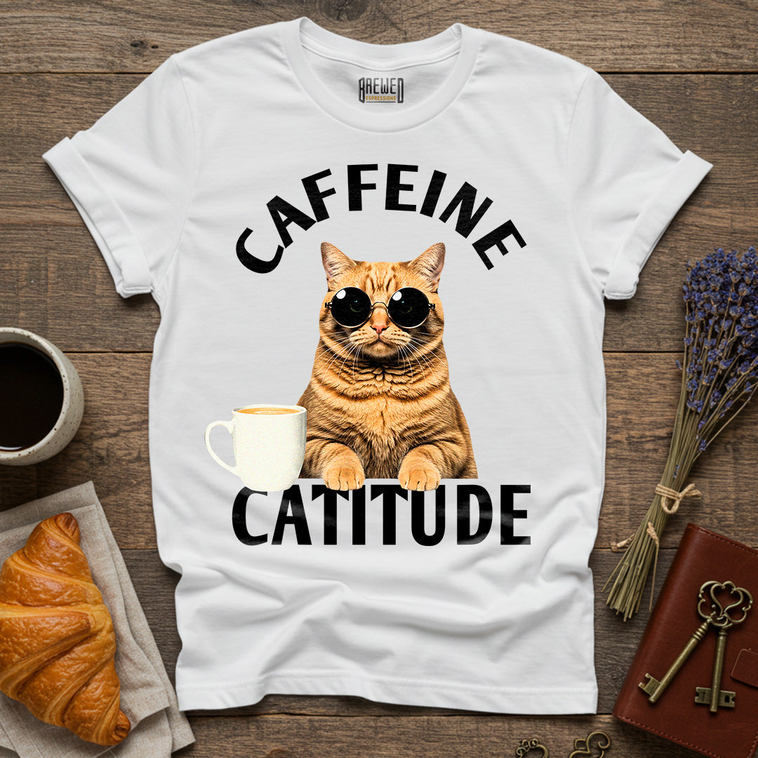 Caffeine Catitude Unisex T-Shirt